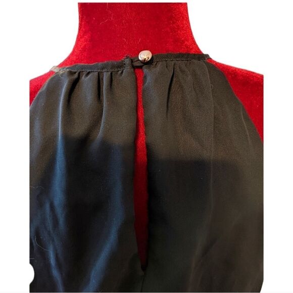 Xhilaration Black Flowy Maxi Dress Size Small - Picture 3 of 4